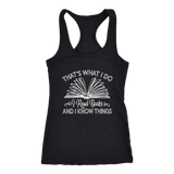 "I Read Books" Women's Tank Top - Gifts For Reading Addicts