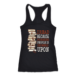 "I Read" Women's Tank Top - Gifts For Reading Addicts