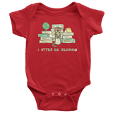 "I otter be reading" BABY BODYSUITS - Gifts For Reading Addicts