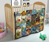 Narnia Book Series Book Covers Quilt - Gifts For Reading Addicts