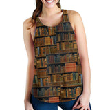 All Over Print Women's Racerback Tank - Gifts For Reading Addicts