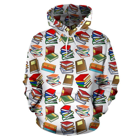 Bookish All Over Print Hoodie - Gifts For Reading Addicts