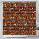 Bookish Pattern Curtain - Gifts For Reading Addicts