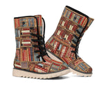 Bookish Pattern Polar Boots - Gifts For Reading Addicts