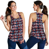 All Over Print Women's Racerback Tank - Gifts For Reading Addicts