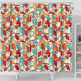 Book Pattern Curtain - Gifts For Reading Addicts