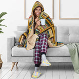 Bookshelf pattern hooded blanket - Gifts For Reading Addicts