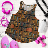 All Over Print Women's Racerback Tank - Gifts For Reading Addicts