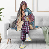 bookshelf pattern hooded blanket - Gifts For Reading Addicts