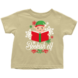 "Bookish Elf"Toddler T-Shirt - Gifts For Reading Addicts