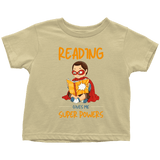 "Reading gives me"TODDLER TSHIRT - Gifts For Reading Addicts