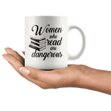 "Women who read"11oz white mug - Gifts For Reading Addicts