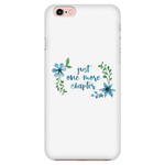 One more floral phone case white - Gifts For Reading Addicts