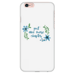 One more floral phone case white - Gifts For Reading Addicts