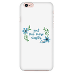 One more floral phone case white - Gifts For Reading Addicts