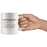 "book hangover"11oz white mug - Gifts For Reading Addicts