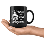 "Women who read"11oz black mug - Gifts For Reading Addicts