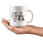 "The Book Nerd Life"11oz White Mug - Gifts For Reading Addicts