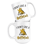 "i Don't Give A Hufflefuck"15oz White Mug - Gifts For Reading Addicts