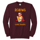 "Reading gives me"YOUTH CREWNECK SWEATSHIRT - Gifts For Reading Addicts