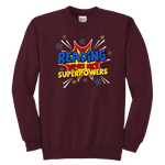 ''Reading gives me"YOUTH CREWNECK SWEATSHIRT - Gifts For Reading Addicts