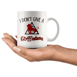 "I Don't Give A Gryffindamn"11oz White Mug - Gifts For Reading Addicts