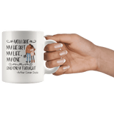 "My heart my life"11oz white mug - Gifts For Reading Addicts