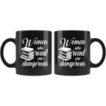 "Women who read"11oz black mug - Gifts For Reading Addicts