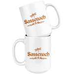 "Sassenach"15oz White Mug - Gifts For Reading Addicts