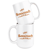 "Sassenach"15oz White Mug - Gifts For Reading Addicts