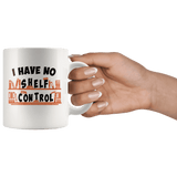 "I Have No Shelf Control"11oz White Mug - Gifts For Reading Addicts