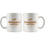 "Sassenach"11oz White Mug - Gifts For Reading Addicts