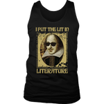 "I Put The Lit In Literature" Men's Tank Top - Gifts For Reading Addicts