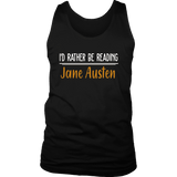 "I'd Rather Be reading JA" Men's Tank Top - Gifts For Reading Addicts