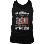 "Get More Books" Men's Tank Top - Gifts For Reading Addicts