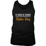 "I'd Rather Be Reading SK" Men's Tank Top - Gifts For Reading Addicts