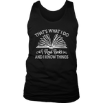 "I Read Books" Men's Tank Top - Gifts For Reading Addicts