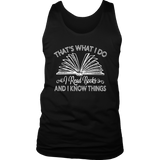 "I Read Books" Men's Tank Top - Gifts For Reading Addicts