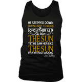 "As if she were the sun" Men's Tank Top - Gifts For Reading Addicts