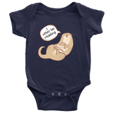 "I otter be reading" BABY BODYSUITS - Gifts For Reading Addicts