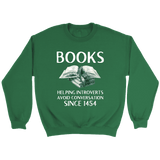 "Books" Sweatshirt - Gifts For Reading Addicts