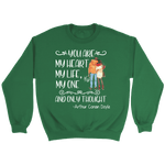 "My heart my life" Sweatshirt - Gifts For Reading Addicts