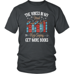 "Get More Books" Unisex T-Shirt - Gifts For Reading Addicts