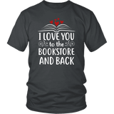 "I love you" Unisex T-Shirt - Gifts For Reading Addicts