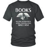 "Books" Unisex T-Shirt - Gifts For Reading Addicts