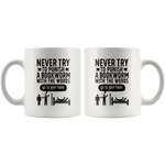 "Punish A Bookworm"11oz White Mug - Gifts For Reading Addicts