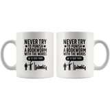 "Punish A Bookworm"11oz White Mug - Gifts For Reading Addicts