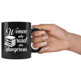 "Women who read"11oz black mug - Gifts For Reading Addicts