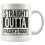 "Fraser's Ridge"11oz White Mug - Gifts For Reading Addicts