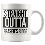 "Fraser's Ridge"11oz White Mug - Gifts For Reading Addicts